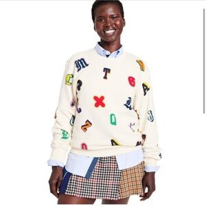 Rowing Blazers x Target Alphabet Sweatshirt NWT